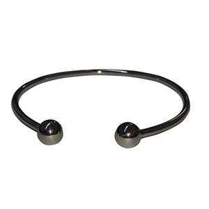 Alberto Juan Sterling Silver Double Ball Bead Cuff